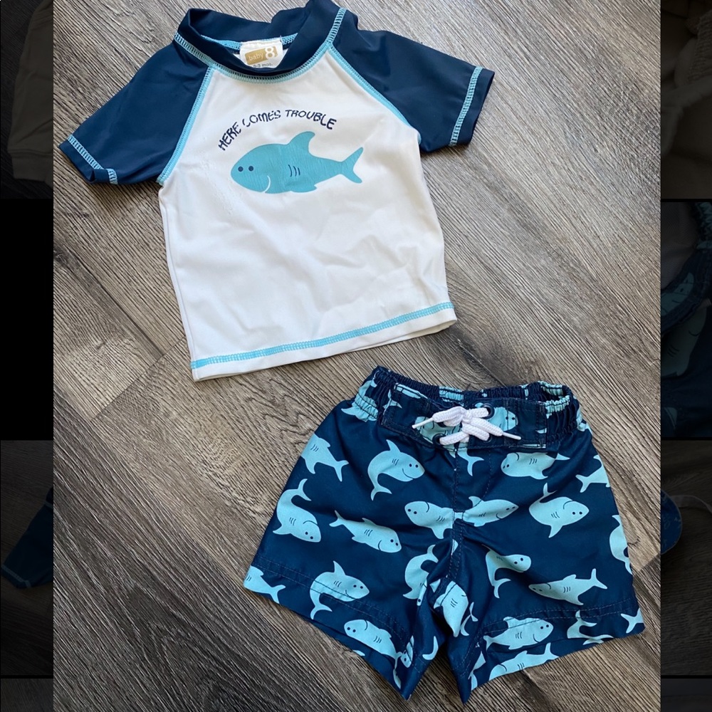 Baby boy swim set